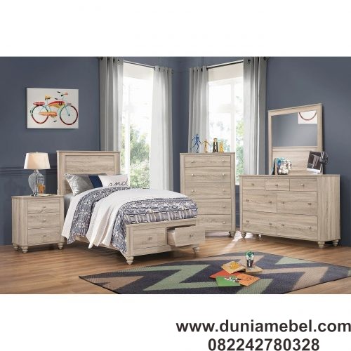 tempat tidur laci bawah