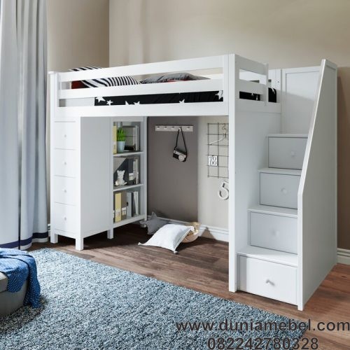 Tempat Tidur Tingkat Multifungsi