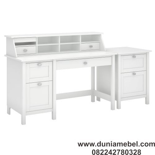 Meja Kerja Minimalis Fungsional Set