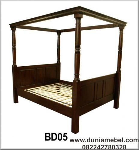 Tempat Tidur Minimalis Model Kelambu