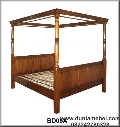 Tempat Tidur Minimalis Model Kelambu