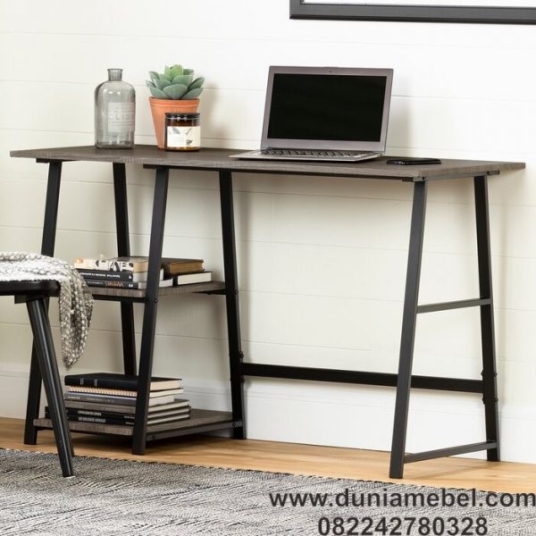 Meja Kantor Minimalis A-Frame Logam