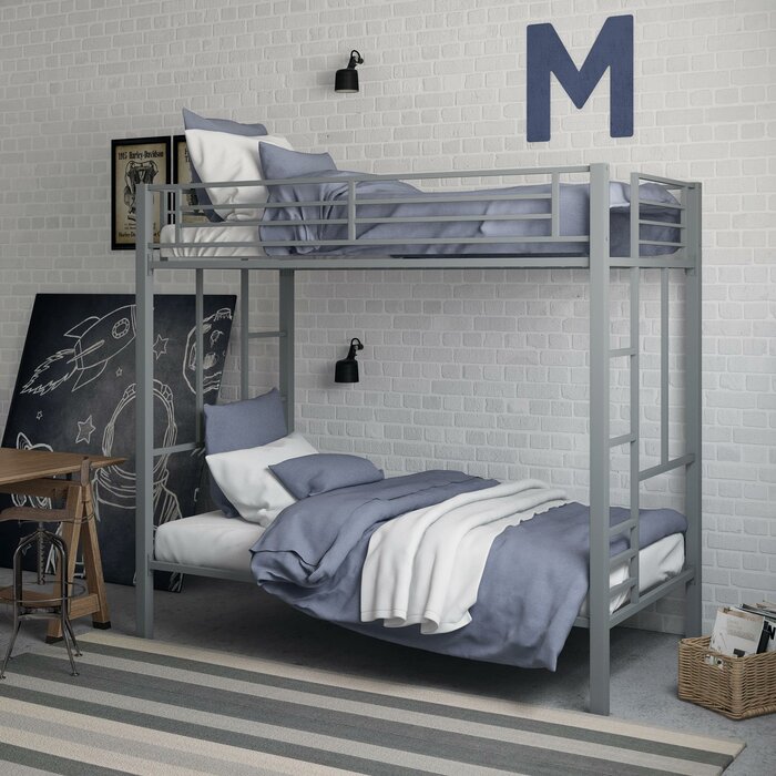 Tempat Tidur Susun Minimalis Tangga Bawah