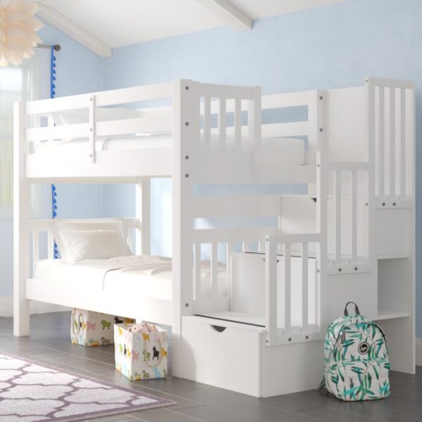 Tempat Tidur Tingkat Tangga Pagar