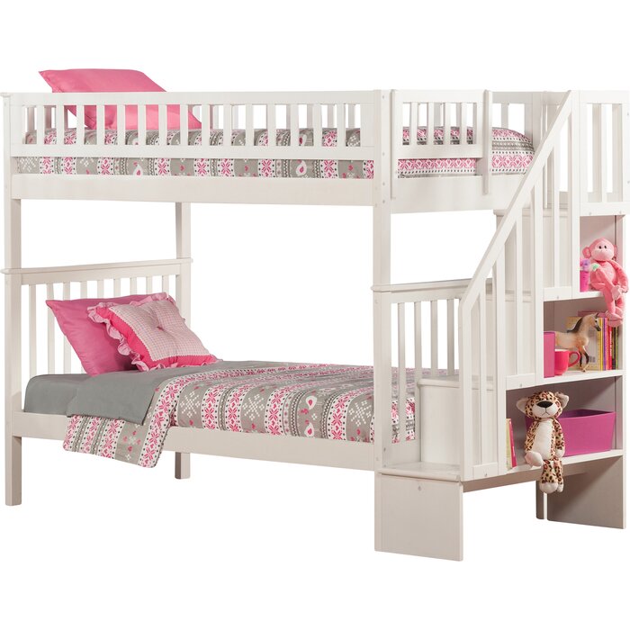 Tempat Tidur Tingkat Rak Tangga
