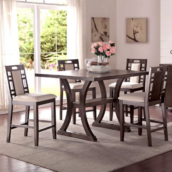 Meja Makan Set Tinggi Adele 5 Piece