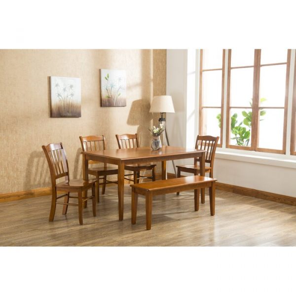Meja Makan Set Weldy 6 Piece