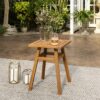 Meja Samping Minimalis Kayu Jati Skoog