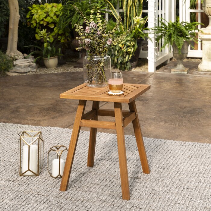 Meja Samping Minimalis Kayu Jati Skoog