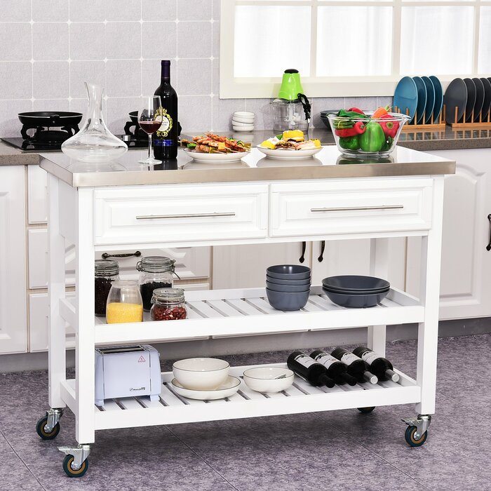 Meja Dapur Dorong Kourtney Rolling