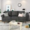 Sofa Lengan Bulat Lebar