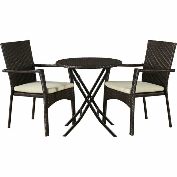 Kursi Teras Rotan Set Bistro Grampian