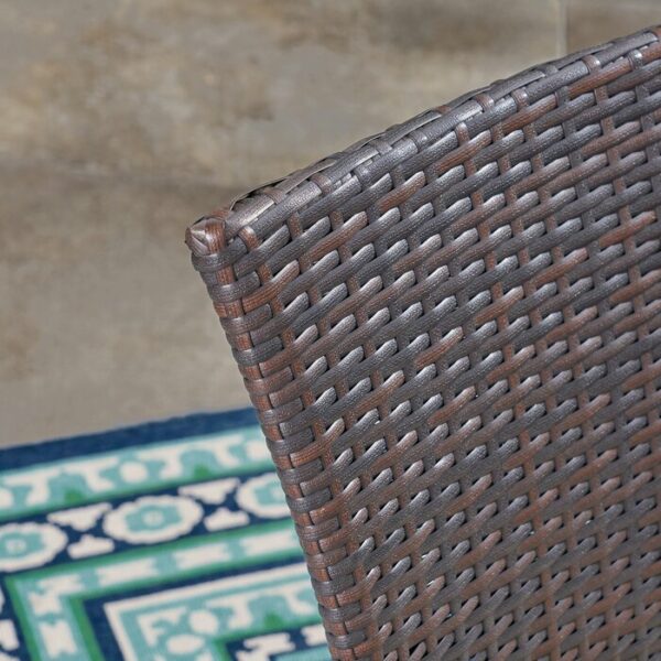 Kursi Teras Rotan Set dengan Bantal