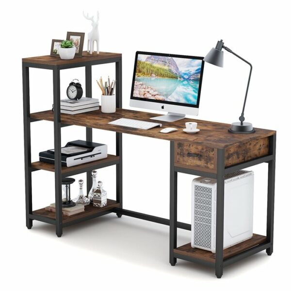 Meja Kantor Keener Reversible Rangka Besi