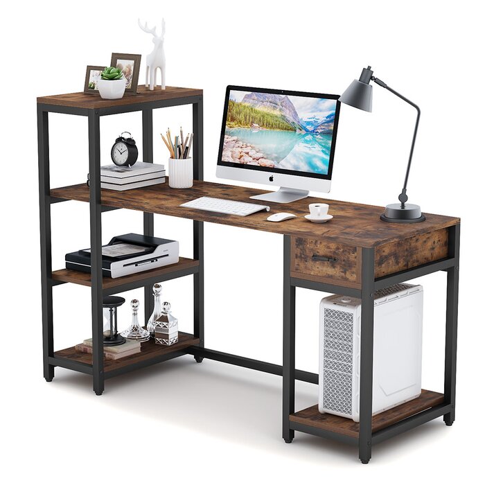 Meja Kantor Keener Reversible Rangka Besi