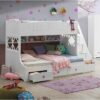 Tempat Tidur Susun Cantik dengan 3 Laci