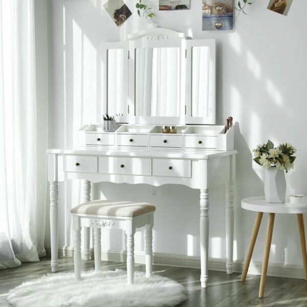 Meja Rias Vanity Set dengan Cermin