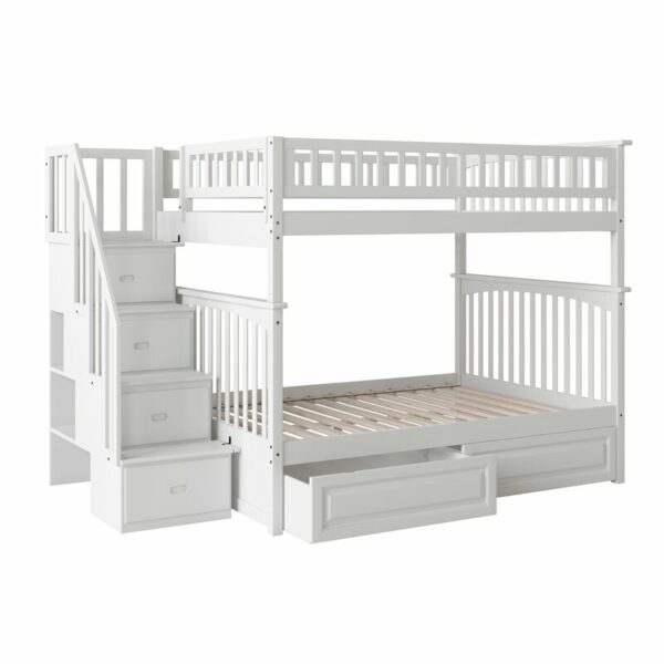 Tempat Tidur Susun Standar Abel 2 Full Kayu Solid