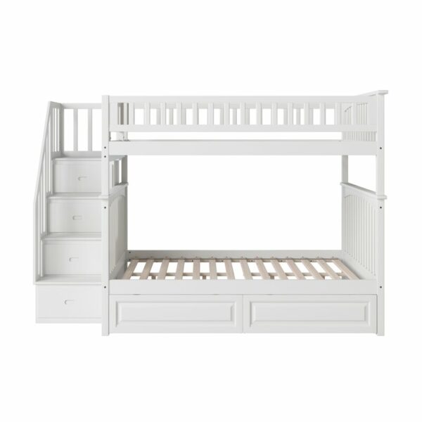 Tempat Tidur Susun Standar Abel 2 Full Kayu Solid