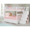 Tempat Tidur Susun Standar Abel 2 Full Kayu Solid
