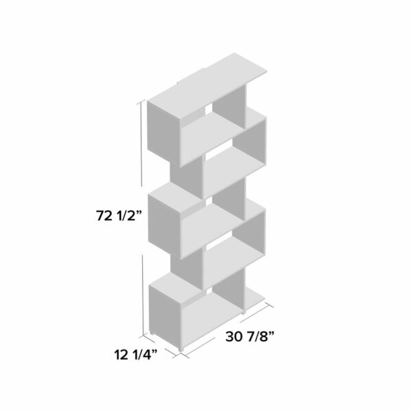 Rak Buku Geometris Minimalis Angelica
