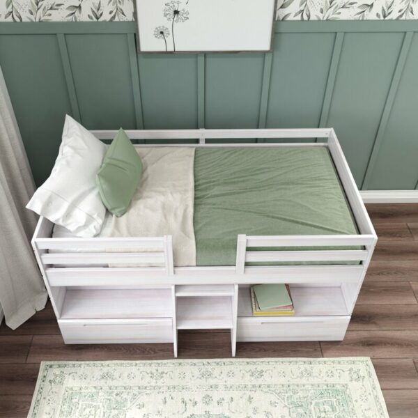 Tempat Tidur Susun Emmie Twin Solid Wood