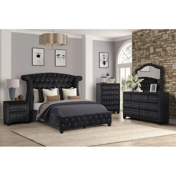 Kamar Set Jok Beludru Elegan