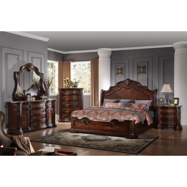 Kamar Set Mewah Natural Jati