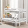 Tempat Tidur Tingkat Simpel Duco Putih