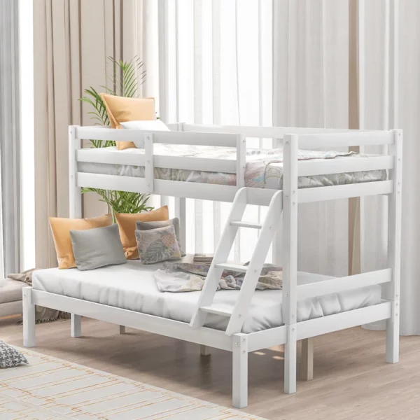 Tempat Tidur Tingkat Simpel Duco Putih